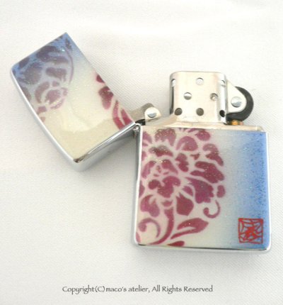 画像3: ZIPPO  片面アート　花紋