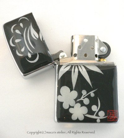 画像3: ZIPPO  片面アート　松竹梅